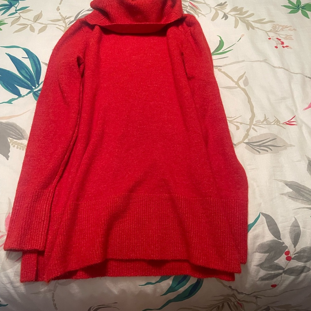 Loft Red Women's Sweater Dress